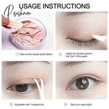 300Pcs/Box Eyelid Sticker Professional Makeup Double Tape Self Adhesive Natural Large Eye Beauty