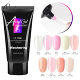 30Ml Quick Nail Extension Gel Colorful Building Crystal Polish For Acryl Led Hard Art Beauty