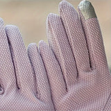[Lace Gloves] Thin Lace Women's Elegant Gloves - Breathable Touch Screen Sunscreen Short Driving Gloves