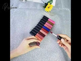 34 Colors Waterproof Matte Nude Lipstick Lipkit Pigment Dark Red Black Long Lasting Lip Gloss Women Makeup Lipgloss