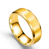 Titanium Steel Frosted Ring Stainless Steel Men's Brushed Ring Ring Jewelry