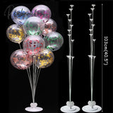 35/70/130Cm Balloon Stand Holder Wedding Decor Balloons Birthday Party Decorations Kids Ballon Arch