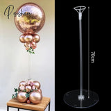 35/70Cm Birthday Party Balloons Stand Column Base Wedding Latex Balloon Stick Holder Baby Shower