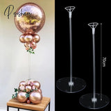 35/70Cm Birthday Party Balloons Stand Column Base Wedding Latex Balloon Stick Holder Baby Shower