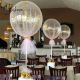 35/70Cm Birthday Party Balloons Stand Column Base Wedding Latex Balloon Stick Holder Baby Shower