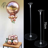 35/70Cm Birthday Party Balloons Stand Column Base Wedding Latex Balloon Stick Holder Baby Shower