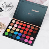 35 Colors Makeup Palette Eyeshadow Solid Diamond Shimmer Matte Waterproof Natural Highly Pigmented