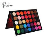 35 Colors Makeup Palette Eyeshadow Solid Diamond Shimmer Matte Waterproof Natural Highly Pigmented