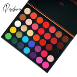 35 Colors Makeup Palette Eyeshadow Solid Diamond Shimmer Matte Waterproof Natural Highly Pigmented