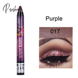 36 Color Eye Shadow Pen Waterproof 2 In 1 Not Smudge Stick Lip Makeup Glitter Shimmer Long-Lasting