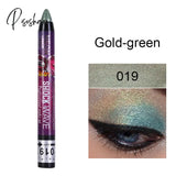 36 Color Eye Shadow Pen Waterproof 2 In 1 Not Smudge Stick Lip Makeup Glitter Shimmer Long-Lasting