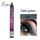 36 Color Eye Shadow Pen Waterproof 2 In 1 Not Smudge Stick Lip Makeup Glitter Shimmer Long-Lasting