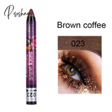 36 Color Eye Shadow Pen Waterproof 2 In 1 Not Smudge Stick Lip Makeup Glitter Shimmer Long-Lasting