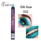 36 Color Eye Shadow Pen Waterproof 2 In 1 Not Smudge Stick Lip Makeup Glitter Shimmer Long-Lasting