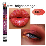 36 Color Eye Shadow Pen Waterproof 2 In 1 Not Smudge Stick Lip Makeup Glitter Shimmer Long-Lasting 7