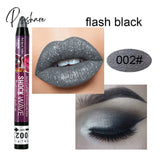 36 Color Eye Shadow Pen Waterproof 2 In 1 Not Smudge Stick Lip Makeup Glitter Shimmer Long-Lasting