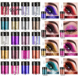 36 Colors Glitter Eyeshadow Waterproof Metallic Diamond Eyeshadow Palette Prismatic Powder Pigment Eye Makeup Cosmetic