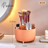 360 Degree Rotating Makeup Organizer Desktop Cosmetic Brushes Dust-Proof Lipstick Eyebrow Pen Eye