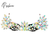 3D Acrylic Glitter Rhinestone Temporary Sexy Face Tattoo Sticker Diy Kids Holiday Party Masquerade