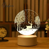 3D Led Night Lights Neon Lamp Wedding Christmas For Bedroom Decor Home Valentine’s Day Gift Moon