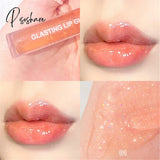 3D Lip Gloss Transparent Holographic Plumping Shiny Pearl Moisturizer Color-Changing Oil Makeup