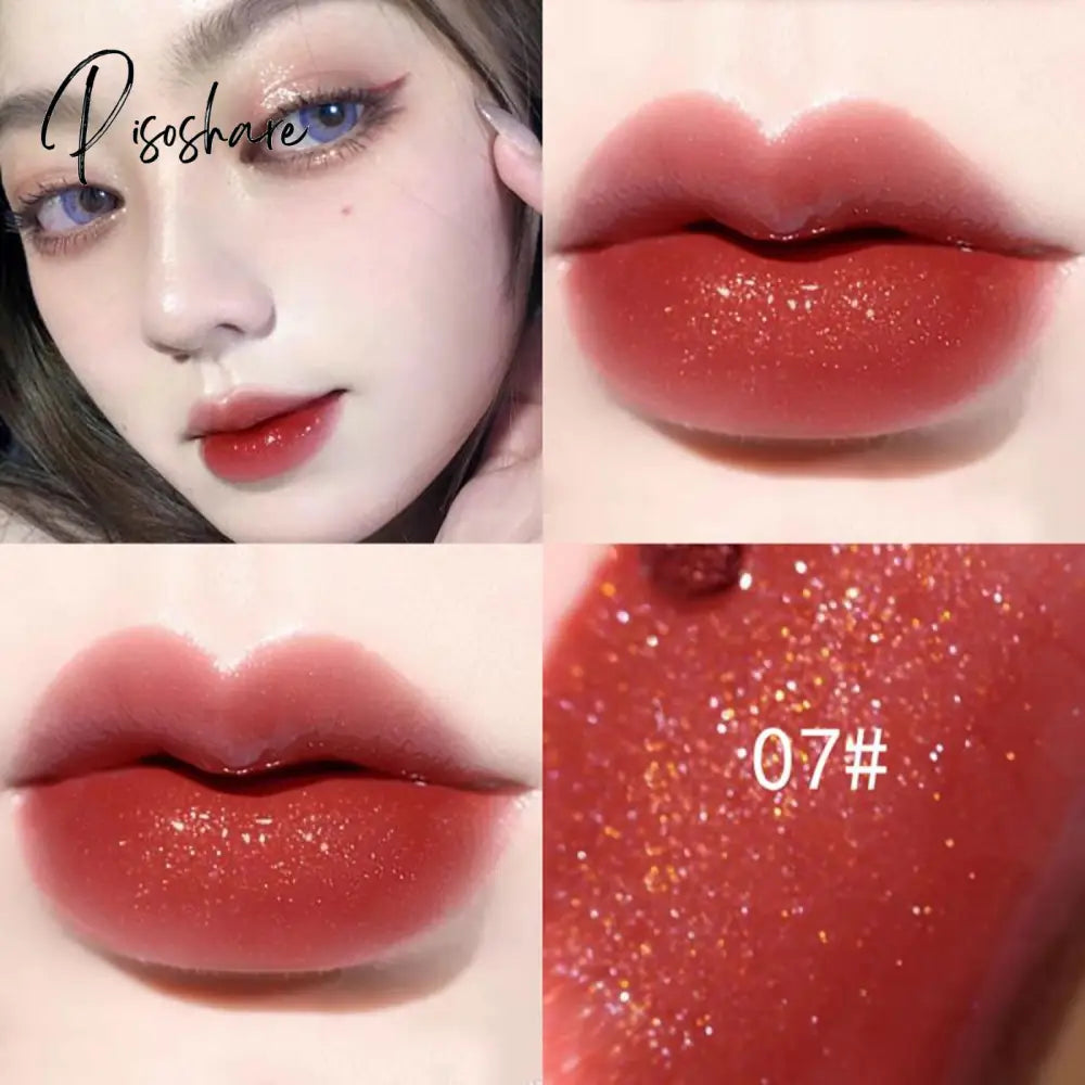 3D Lip Gloss Transparent Holographic Plumping Shiny Pearl Moisturizer Color-Changing Oil Makeup