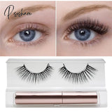 3D Magnetic Eyelashes Set Waterproof Lasting Naturally Eyeliner Magnet Makeup Extension False Kit