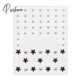 3D Party Festival Decoration Self Adhesive Face Body Colored Glitter Diamonds Jewels Stickers Art