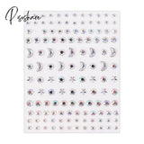 3D Party Festival Decoration Self Adhesive Face Body Colored Glitter Diamonds Jewels Stickers Art