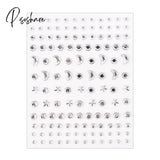3D Party Festival Decoration Self Adhesive Face Body Colored Glitter Diamonds Jewels Stickers Art