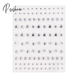 3D Party Festival Decoration Self Adhesive Face Body Colored Glitter Diamonds Jewels Stickers Art