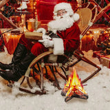 3D Simulation Flame Festival Party Decoration Outdoor Barbecue Beach Vacation Photo Props Christmas