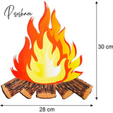 3D Simulation Flame Festival Party Decoration Outdoor Barbecue Beach Vacation Photo Props Christmas