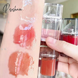 3Pcs Ice Mountain Lip Gloss Crystal Jelly Glaze Transparent Oil Moisturizing Waterproof Liquid