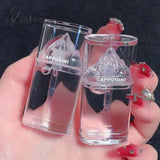 3pcs Ice Mountain Lip Gloss Crystal Jelly Lip Glaze Transparent Lip Oil Moisturizing Waterproof Liquid Lipstick Lips Cosmetics