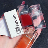 3Pcs Ice Mountain Lip Gloss Crystal Jelly Glaze Transparent Oil Moisturizing Waterproof Liquid