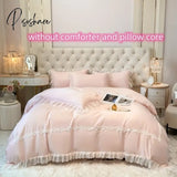 3pcs Lace Duvet Cover Set (1*Duvet Cover + 2*Pillowcase, Without Core),lace Bedding Set,for girls Bedroom gest room