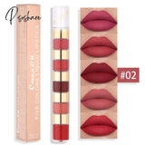 3Pcs Velvet Matte Lipstick Set Waterproof Sexy Liquid Nude Lip Gloss Long Lasting Women Tint Mud