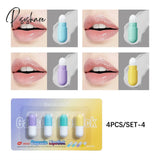 4/6 Colors Capsule Lipstick Set Non-Stick Cup Long Lasting Moisturing Lip Gloss Velvet Sexy Stick