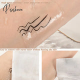 4 Colors Brown Lying Silkworm Liquid Eyeliner Pen Waterproof Big Eyes Makeup Smooth Quick-Drying