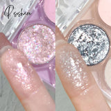 4 Colors Eyeshadow Palette Quad Small Dish Glitter Powder Pearl Matte Makeup Eye Shadow Plate