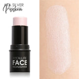 4 Colors Makeup Highlighter Palette Full Cover Face Contour Stick Bronzer Highlighting Powder