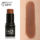4 Colors Makeup Highlighter Palette Full Cover Face Contour Stick Bronzer Highlighting Powder
