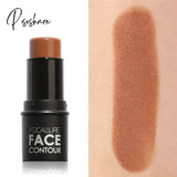 4 Colors Makeup Highlighter Palette Full Cover Face Contour Stick Bronzer Highlighting Powder