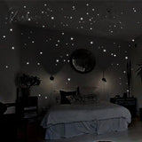 407Pcs Luminous Wall Stickers Decor Glow In The Dark Star Vinyl Sticker For Kid Room Creative