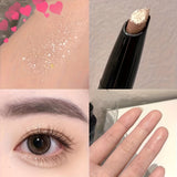 Glitter Highlighter Clear Sparkle Rhinestone Fluorescent Eyeliner Pencil Eyeshadow Stick 6 Colors to Choose from