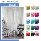 2/4pcs Vibrant Multi-Color Sequin Backdrop Curtain - Sparkling Photography Prop, Birthday Party Decor, Wedding Decoration, Home Decor Accent - Reusable, Easy to Hang, Durable, and Versatile Background Curtain for Memorable Mo