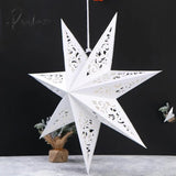 45Cm Hollow Out Star Party Light Window Grille Home Bedroom Night Garden Hanging Decoration Folding