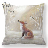 45Cm Merry Christmas Cushion Cover Pillowcase Decorations For Home Ornament Happy New Year Decor