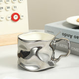 [Creative Crinkled Ceramic Coffee Cup] LJ031-LJ032 Creative Crinkled Ceramic Cup, Mug, Coffee Cup